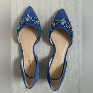 Ivanka Trump suede flats